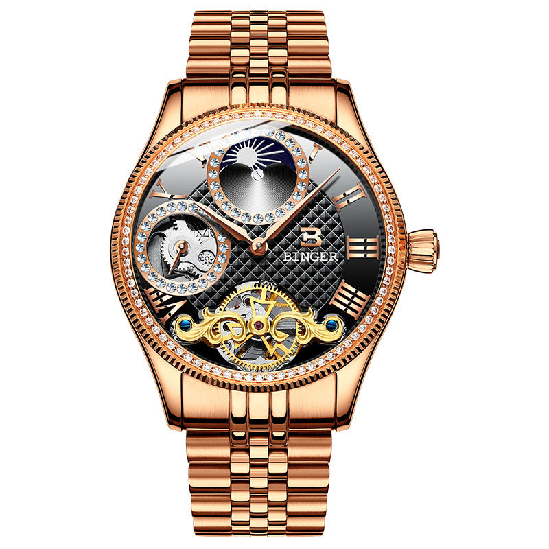 Noir Regalia Imperial Skeleton – Automatic Mechanical Luxury Watch