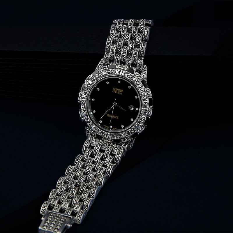 Noir Regalia Imperial Royale – Obsidian Black & Celestial White Dial