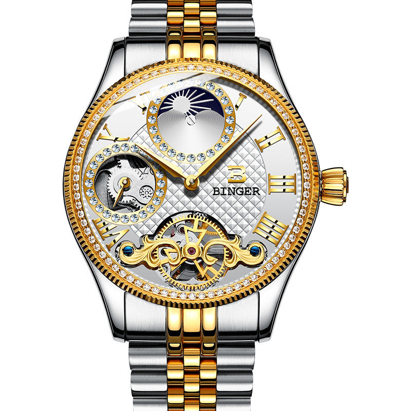 Noir Regalia Imperial Skeleton – Automatic Mechanical Luxury Watch