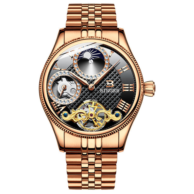 Noir Regalia Imperial Skeleton – Automatic Mechanical Luxury Watch